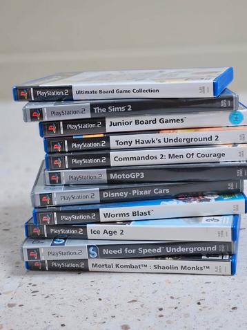 11 spellen voor PS 2 beschikbaar voor biedingen