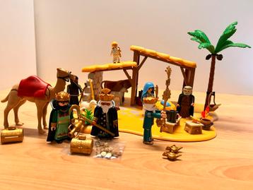 Grote Kerststal Playmobil beschikbaar voor biedingen