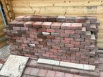 Koppelstones Rood/ blauw grijs 15x15x6, Tuin en Terras, Tegels en Klinkers, Ophalen, Gebruikt, Klinkers, 5 tot 10 m²