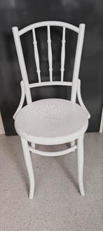 Authentieke stoelen, 80+ jaar oud, Huis en Inrichting, Stoelen, Gebruikt, Wit, Vintage, Ophalen of Verzenden