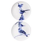 Nieuw ! 2 luik,Vogel-Flamingo-Kat, Heinen Delfts Blauw., Ophalen of Verzenden, Nieuw