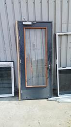 binnendeur hardhout met kozijn 93 x 231, Gebruikt, 80 tot 100 cm, 215 cm of meer, Binnendeur