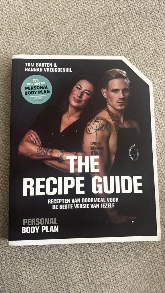 Tom Barten - Personal Body Plan - the recipe guide, Boeken, Vegetarisch, Ophalen of Verzenden, Zo goed als nieuw, Tom Barten; Hannah Vreugdenhil