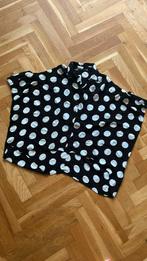 Cora Kemperman gave blouse zwart wit, Kleding | Dames, Blouses en Tunieken, Zwart, Maat 42/44 (L), Ophalen of Verzenden, Cora Kemperman