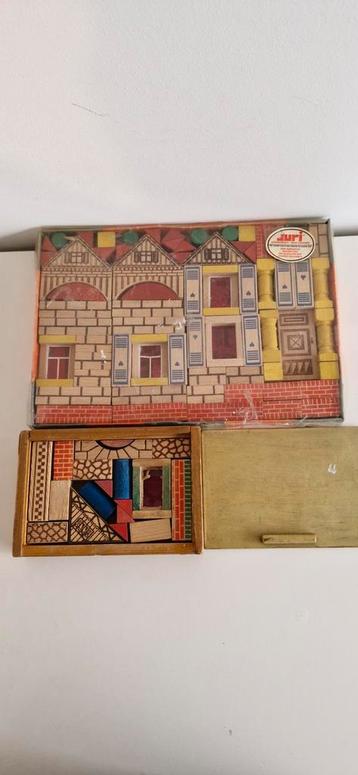 Vintage Houten Bouwstenen Set JURI west-duitsland beschikbaar voor biedingen