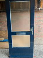 hard houten voordeur, 80 tot 100 cm, Gebruikt, Ophalen of Verzenden, Hout