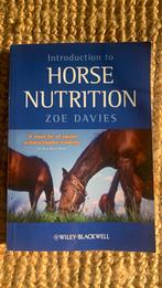 Introduction to Horse Nutrition by Zoe Davies, Zoe davies, Ophalen of Verzenden, Zo goed als nieuw, Paarden of Pony's