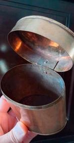 Antiek duitse messing Doorboorde Ormolu Box- Snuifdoos, Antiek en Kunst, Antiek | Koper en Brons, Ophalen of Verzenden, Koper