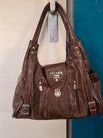 Vintage prada leren handtas, Sieraden, Tassen en Uiterlijk, Tassen | Damestassen, Ophalen of Verzenden, Zo goed als nieuw, Zwart