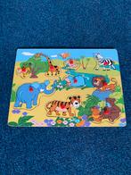 Houten puzzel (dieren uit de duerentuin), Ophalen, Nieuw, Van hout, Minder dan 10 stukjes