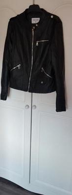 Jasje leatherlook zwart maat M, Maat 38/40 (M), Verzenden, Zwart, Nieuw