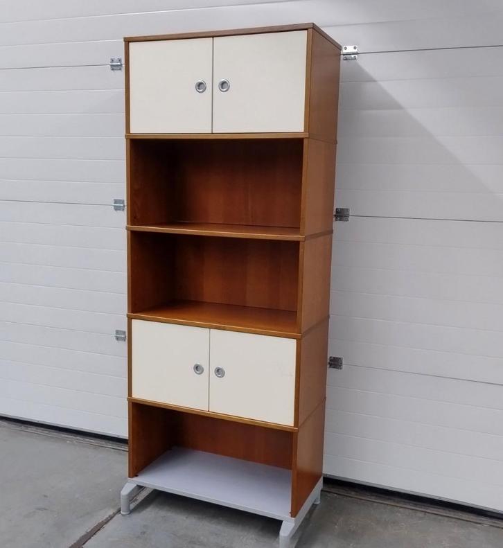 Boekenkast - kledingkast - modulair - 85x42x215, Huis en Inrichting, Kasten | Boekenkasten, Gebruikt, 50 tot 100 cm, 200 cm of meer