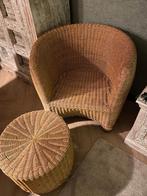 Rieten fauteuil/ stoel, Huis en Inrichting, Stoelen, Ophalen, Gebruikt