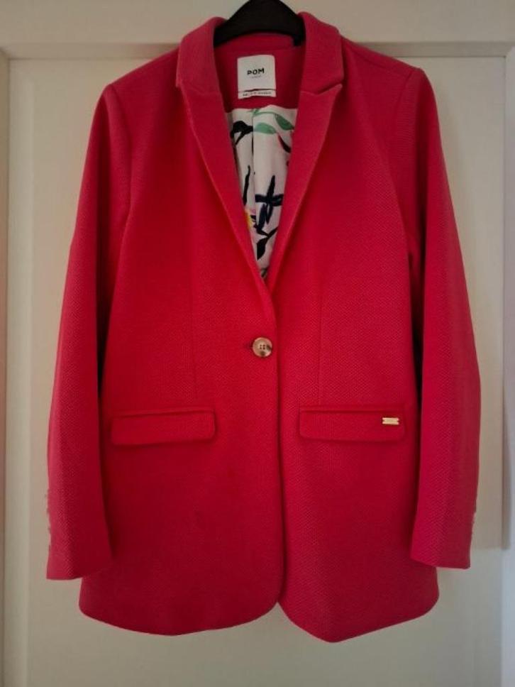 Zeer mooi roze pak van POM Amsterdam, als nieuw, Kleding | Dames, Jasjes, Kostuums en Pakken, Zo goed als nieuw, Kostuum of Pak