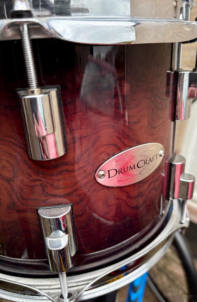 Drumcraft 10’Tom+Protection R.hoes - Stage 13’ hihat bekkens, Muziek en Instrumenten, Drumstellen en Slagwerk, Zo goed als nieuw