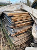 Houten planken, Doe-het-zelf en Verbouw, Hout en Planken, Gebruikt, 25 tot 50 mm, Verzenden, Plank