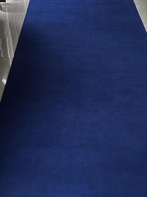 Alcantara/suèdine bekledingsstof koningsblauw 6,9 mtr; 38€/M, Hobby en Vrije tijd, Stoffen en Lappen, Nieuw, Overige materialen