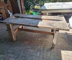 werkbank vintage met bankschroeven, Doe-het-zelf en Verbouw, Werkbanken, Ophalen, Gebruikt, 70 tot 120 cm, Bankschroef