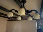 Antieke Art Deco Plafondlamp met 5 Armen, Ophalen