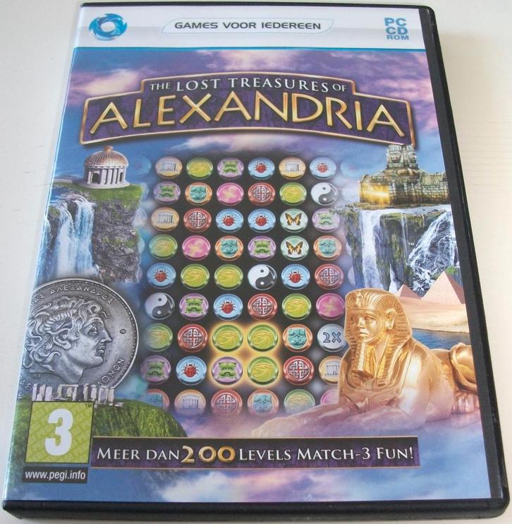 PC Game *** LOST TREASURES OF ALEXANDRIA ***, Spelcomputers en Games, Games | Pc, Zo goed als nieuw, Puzzel en Educatief, 1 speler