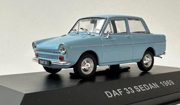 Lagamo Miniature 1:43 Daf 33 blauw Bouwjaren 1969-1974, Hobby en Vrije tijd, Modelauto's | 1:43, Nieuw, Auto, Overige merken, Ophalen of Verzenden