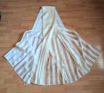 ADO vitrage stalen, zelfde stof, 3 verschillende kleuren, 100 tot 150 cm, Zo goed als nieuw, Beige, 50 tot 100 cm