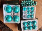 Kerstballen glas in mint groen, Diversen, Kerst, Ophalen of Verzenden, Zo goed als nieuw