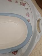 Antiek zuurschaaltje pastel blauw Petrus Regout, Antiek en Kunst, Ophalen of Verzenden