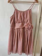 Oud roze Galajurk met bloemen maat 38, zomer bruiloft feest, Maat 38/40 (M), Cocktailjurk, Ophalen of Verzenden, Zo goed als nieuw