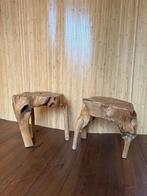 Wabi - sabi brutalistische wortelhouten krukjes, Ophalen, Zo goed als nieuw, X, Hout