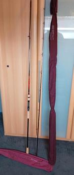 Shakespeare carbon 3m60 2 lbs kaperhengels, Watersport en Boten, Hengelsport | Karpervissen, Ophalen, Gebruikt, Werphengel