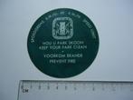 sticker oud Zuid afrika WILDPARK wild park auto landrover, Verzenden, Zo goed als nieuw, Bedrijf of Vereniging