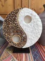lamp Ying Yang, Huis en Inrichting, Ophalen, Overige materialen, 25 tot 50 cm, Crème
