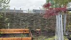 Wilgentenen schutting vlechten tuin oprit terras natuurlijk, Tuin en Terras, Schuttingen, Gerard Krale, Nieuw, Ophalen of Verzenden