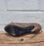 Just Cavalli - Mooie leren enkellaarsjes maat 38 - ZGAN, Bruin, Lage of Enkellaarzen, Ophalen of Verzenden, Zo goed als nieuw