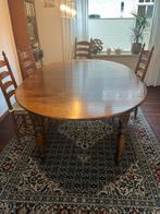Antieke oud Engels eiken eettafel, Ophalen, Gebruikt, 100 tot 150 cm, Eikenhout