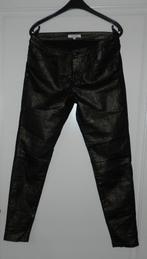 Feestelijke Clockhouse goudkleurig/zwarte 5 pocket pantalon, Kleding | Dames, Verzenden, Zwart, Maat 42/44 (L), Nieuw