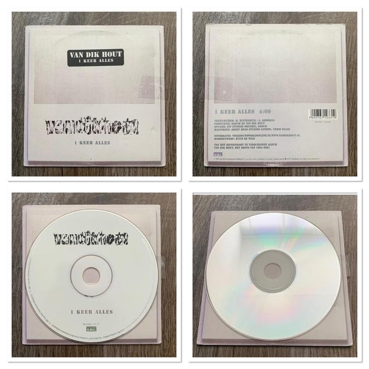 Van Dik Hout: Eerste Keer Alles, Cd's en Dvd's, Cd Singles, Ophalen of Verzenden