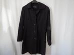 zwarte wolmix (tussen) jas mt S George, Ophalen of Verzenden, Gedragen, Maat 38/40 (M), Zwart