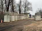 Keerwanden, L-Elementen, Sleufsilowanden, ca. 20st., Ophalen, Gebruikt, Overige typen, 10 m² of meer