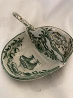 Vietnamese zoutstrooier groene deco met lepel, Antiek en Kunst, Ophalen of Verzenden