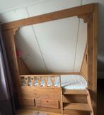 Prachtig zelfgemaakt meisje bed, Ophalen, Zo goed als nieuw, Eenpersoons