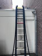 Altrex 3-delige ladder met rollers, Doe-het-zelf en Verbouw, Ladders en Trappen, Gebruikt, Ophalen of Verzenden, Ladder, Opvouwbaar of Inschuifbaar