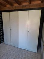 2 Werkplaatskasten - 196x100x50 cm, Huis en Inrichting, Kasten | Roldeurkasten en Archiefkasten, Gebruikt, Metaal, 25 tot 50 cm