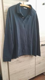 Blauwe Heren Polo met lange mouwen, 2XL., Charles Vögele, Blauw, Overige maten, Ophalen of Verzenden