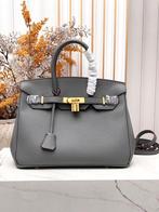 Birkin Bag Kalfsleer - Kelly Birkin Hermes, Ophalen of Verzenden, Nieuw, Zwart, Handtas