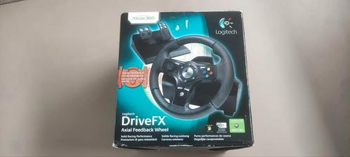 DriveFX Axial Feedback Wheel Xbox 360 in nieuwstaat, Spelcomputers en Games, Spelcomputers | Xbox | Accessoires, Zo goed als nieuw