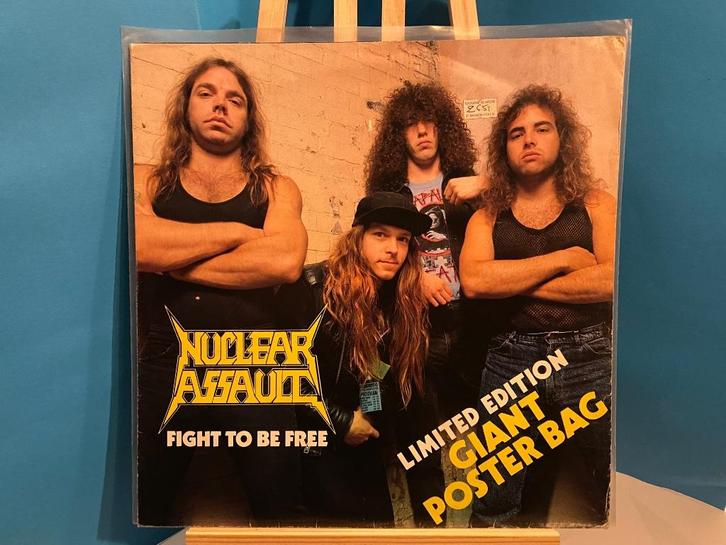 Nuclear Assault - Fight to Be Free, Cd's en Dvd's, Vinyl | Rock, Gebruikt, Overige genres, 12 inch, Ophalen of Verzenden