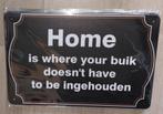 metalen wand tekst decoratie bordjes Nieuw Mancave cafe, Ophalen of Verzenden, Nieuw