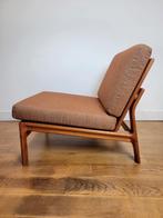 Vintage Deense fauteuil in teak van Komfort, 1960, Huis en Inrichting, Fauteuils, Ophalen, Hout, Gebruikt, 75 tot 100 cm